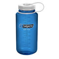 Nalgene Wide Mouth Water Bottle, 32 oz Blue w/ White Cap