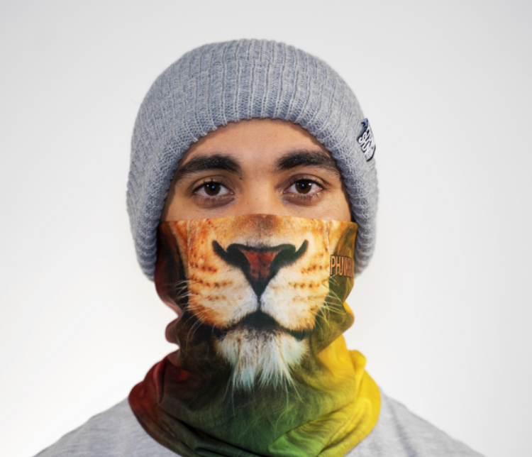 Phunkshun Rasta Lion Gaiter