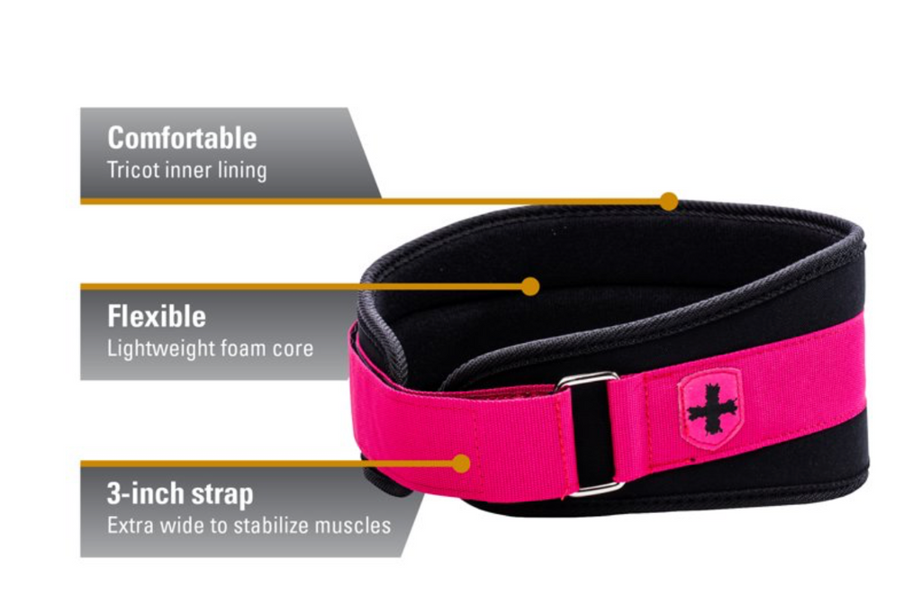 Women's Core Belt 5" foam, Pink/Black, Small