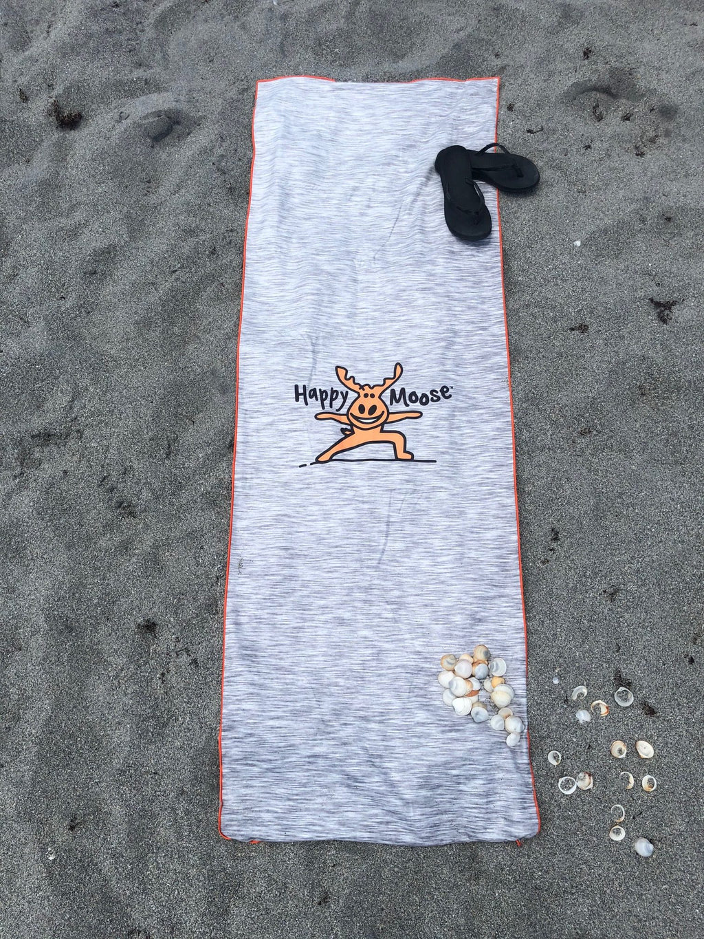 Beach Yoga Travel Towel by Happy Moose