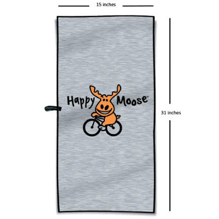 Super Absorbent Bike Workout Towel – by Happy Moose