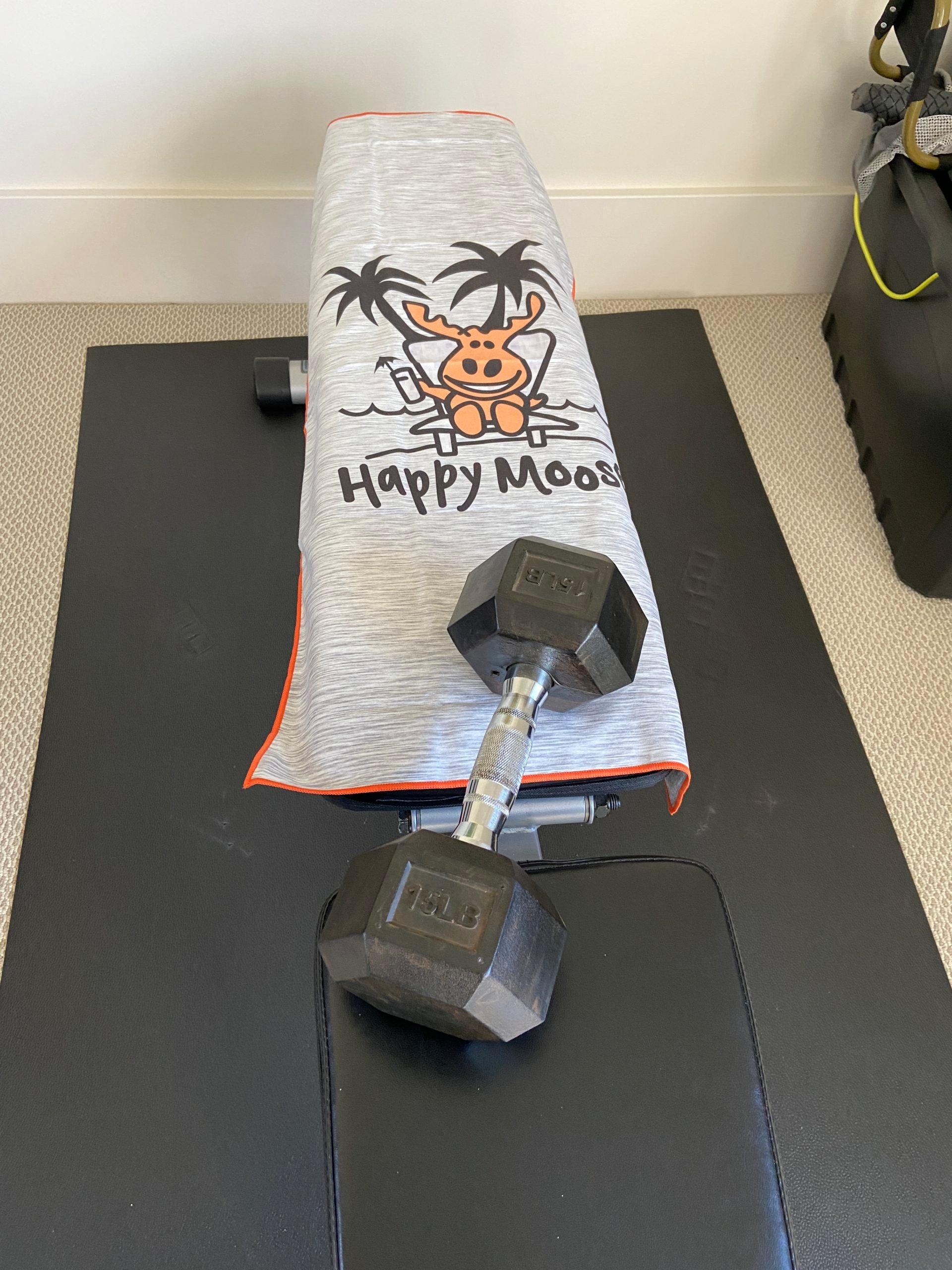Soft Absorbent Fitness Towel by Happy Moose