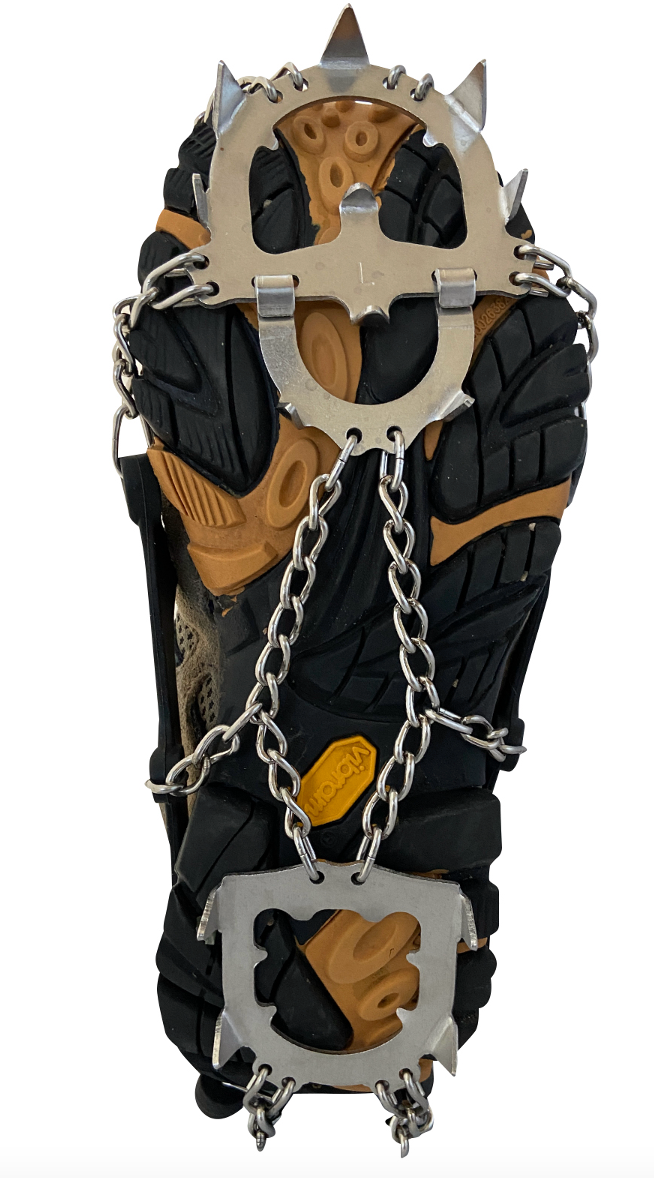 Traction Spikes for Walking on Snow and Ice – Happy Moose Ice Traction Trekkers