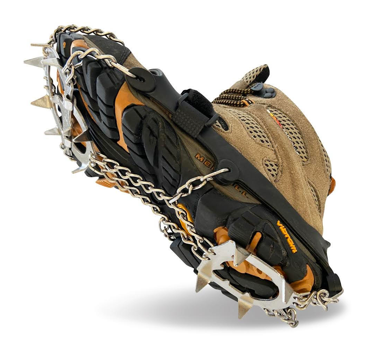 Traction Spikes for Walking on Snow and Ice – Happy Moose Ice Traction Trekkers