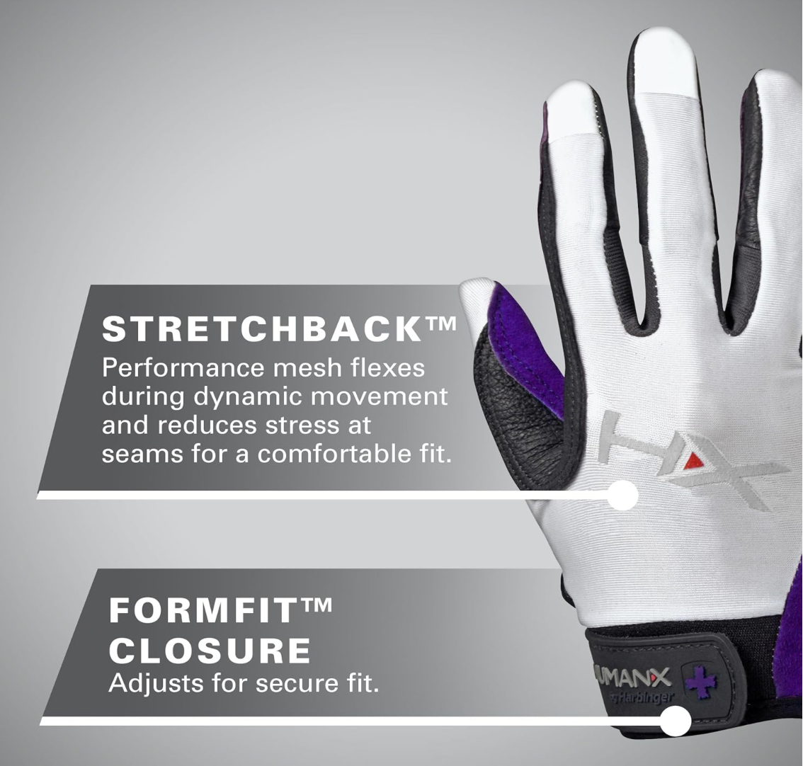 Women's X3 Competition Gloves, Purple, Medium