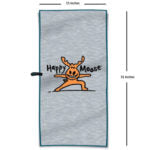 Happy Moose Microfiber 4-Pack Fitness Towel Set