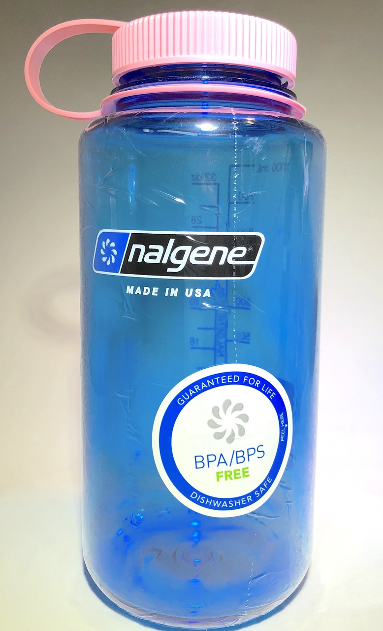 BSA 32oz Nalgene Bottle, Blue - Featuring classic BSA Eagle inside  Fleur-de-Lis; Dishwasher Safe, Leak-Proof Lid